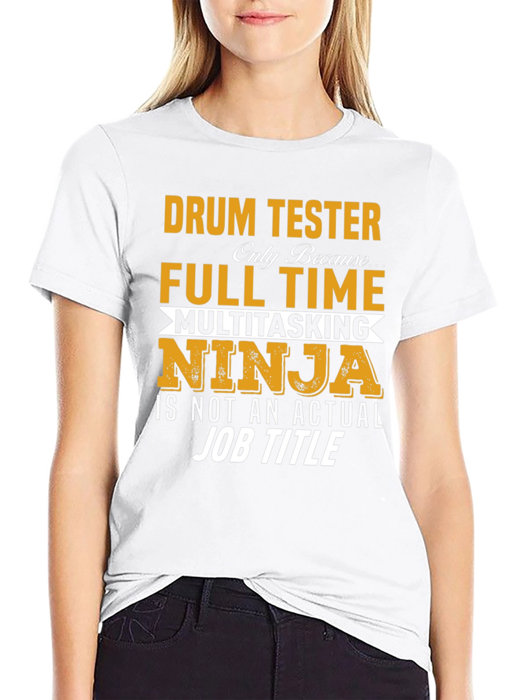 Drum Tester Full Time Ninja T-Shirt