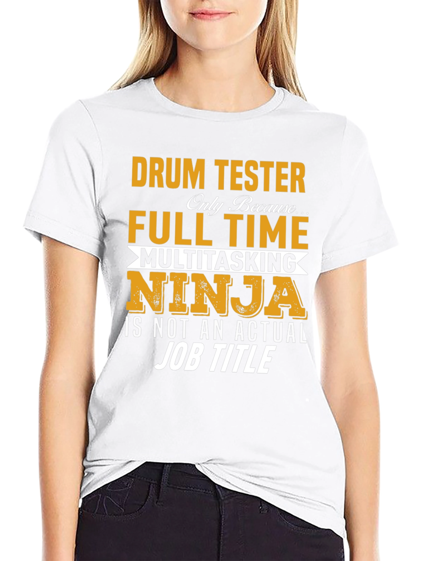 Drum Tester Full Time Ninja T-Shirt