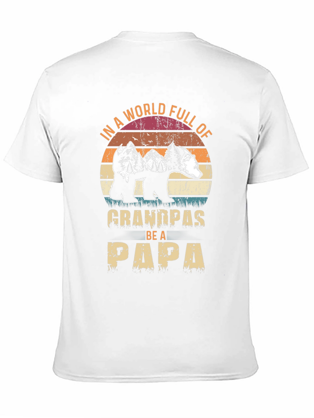 Grandpas Be A Papa Graphic T-Shirt