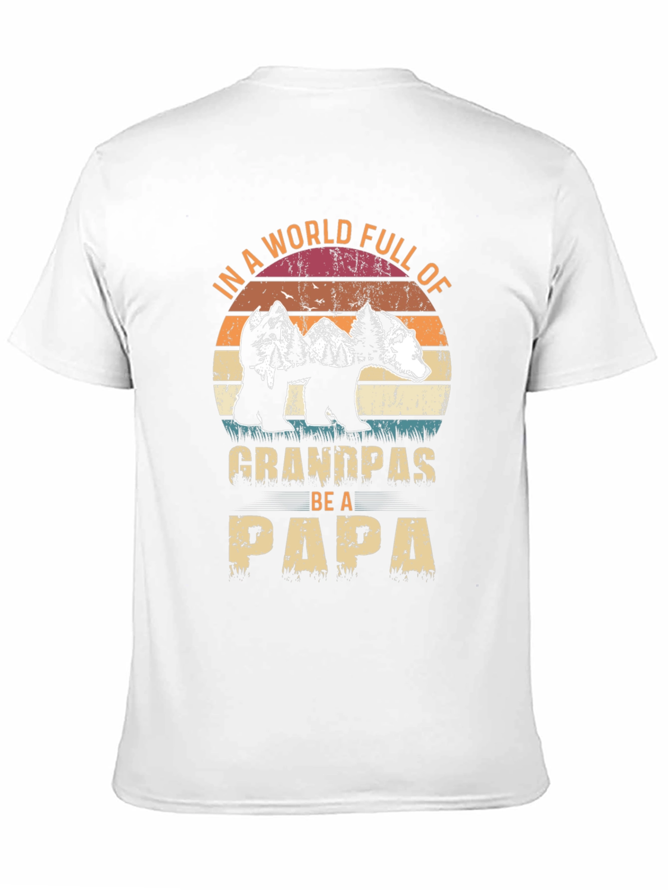 Grandpas Be A Papa Graphic T-Shirt
