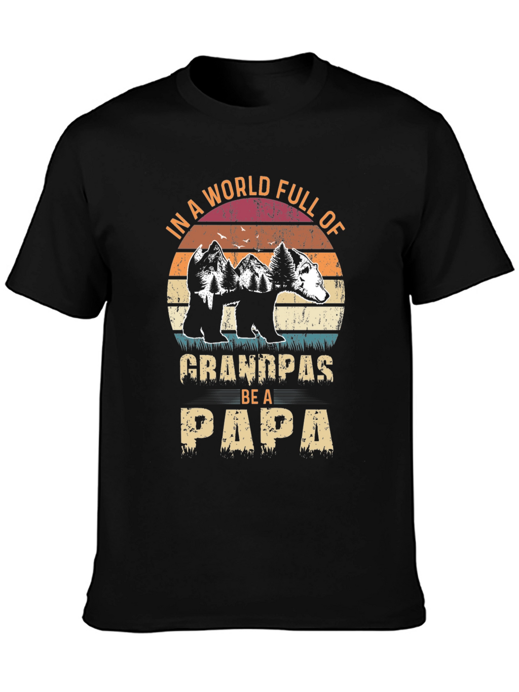 Grandpas Be A Papa Graphic T-Shirt