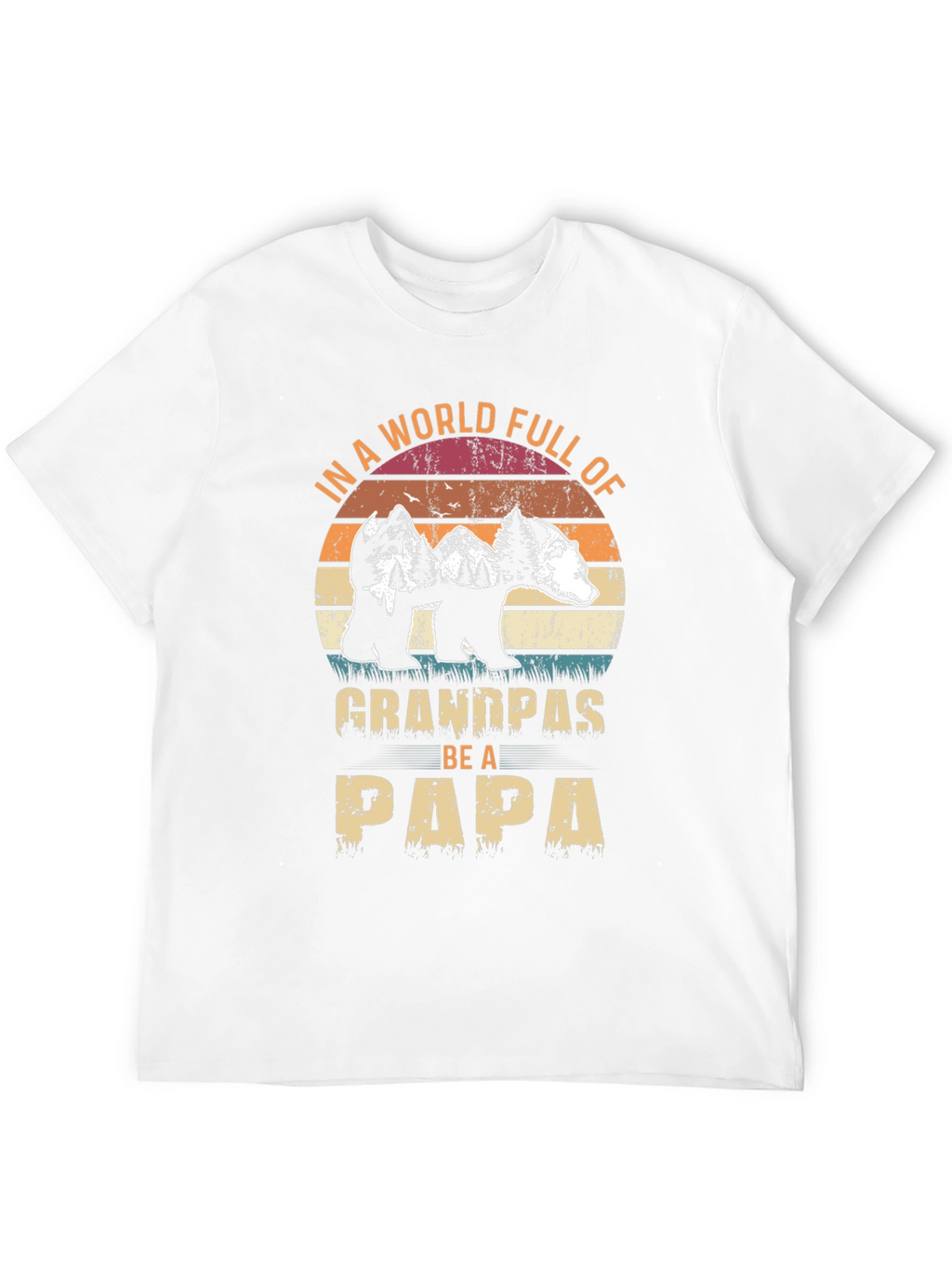 Grandpas Be A Papa Graphic T-Shirt