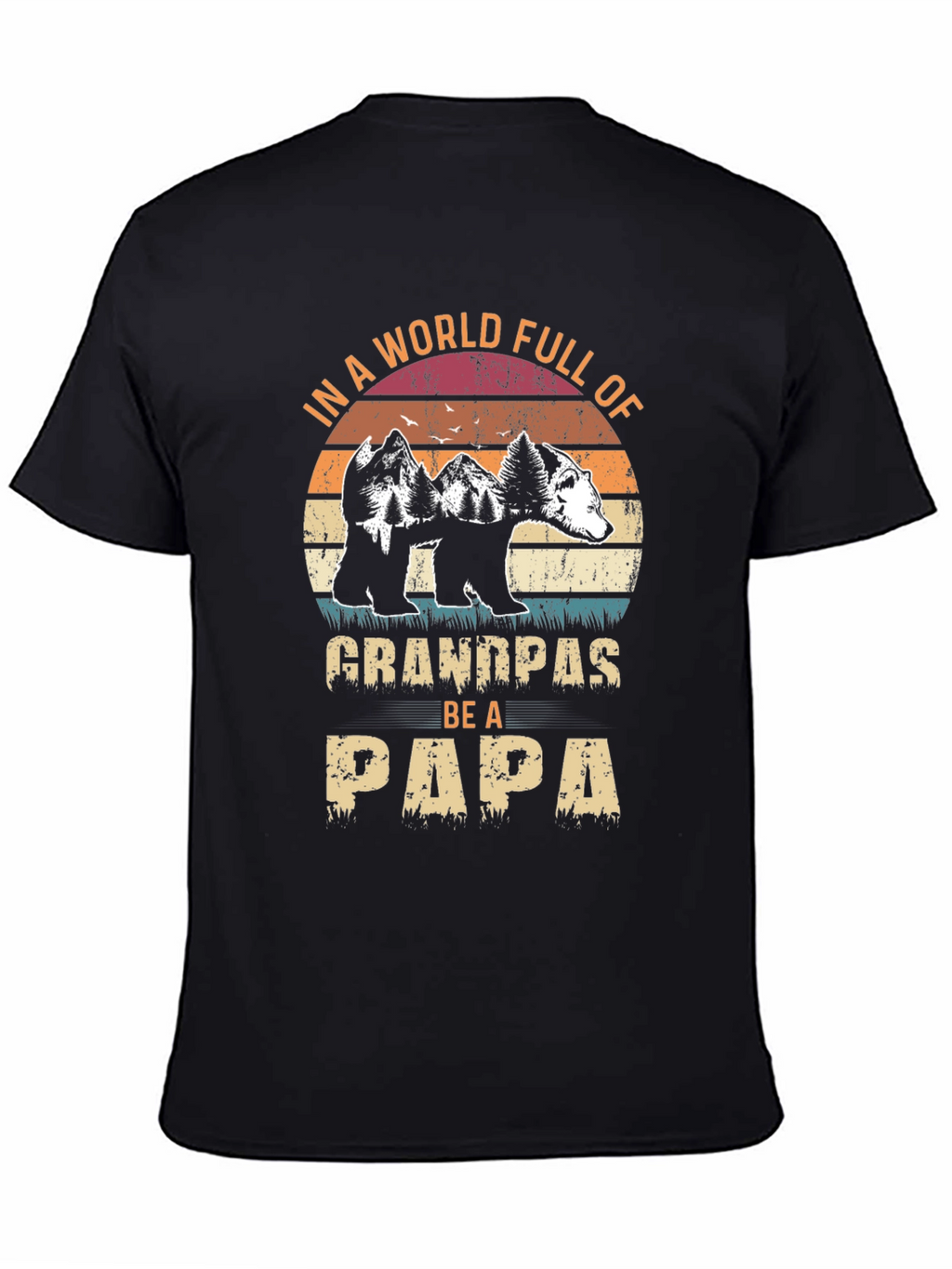 Grandpas Be A Papa Graphic T-Shirt
