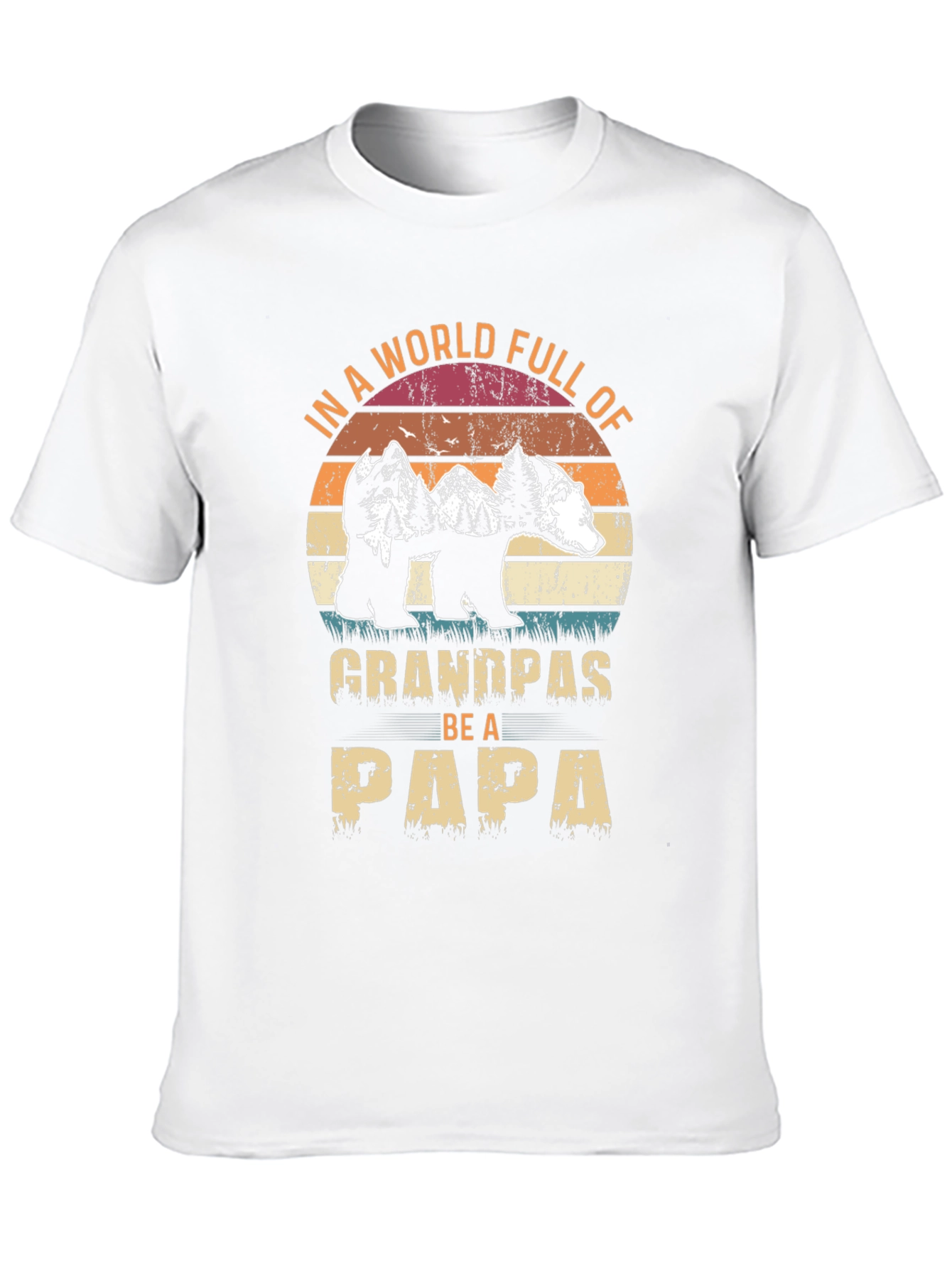 Grandpas Be A Papa Graphic T-Shirt