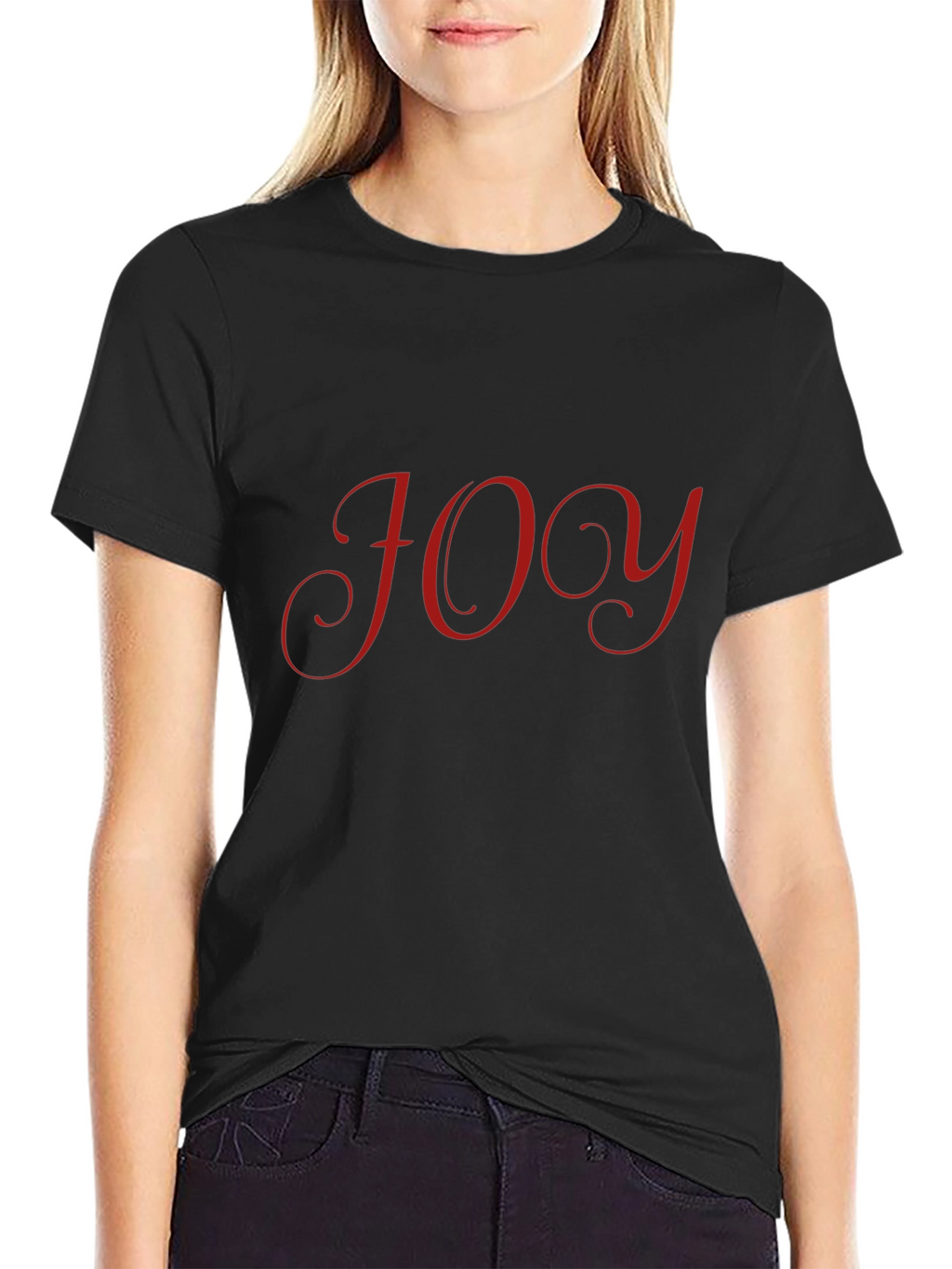 Joyful Black T-Shirt