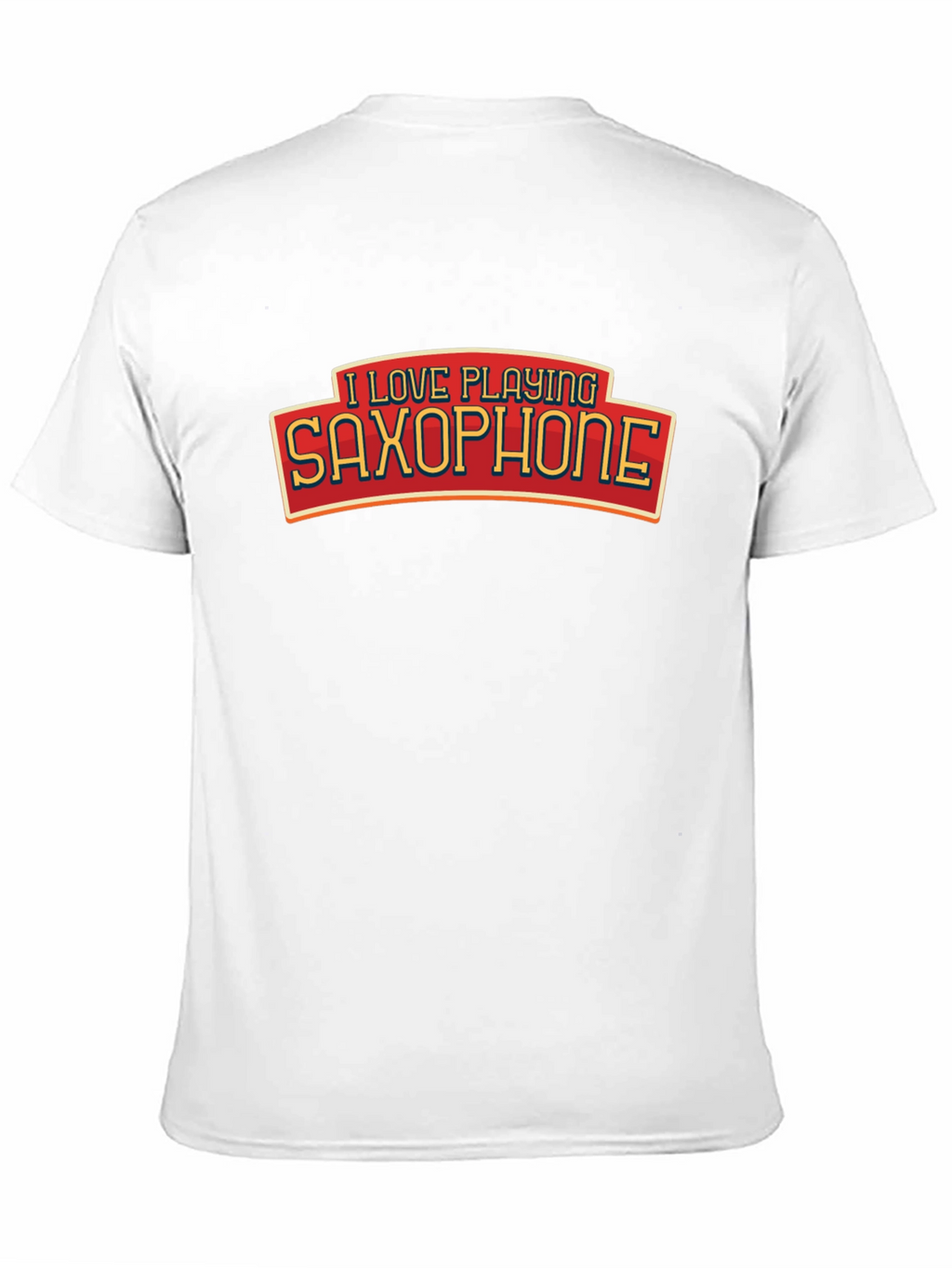 I Love Playing Saxophone Black Tee