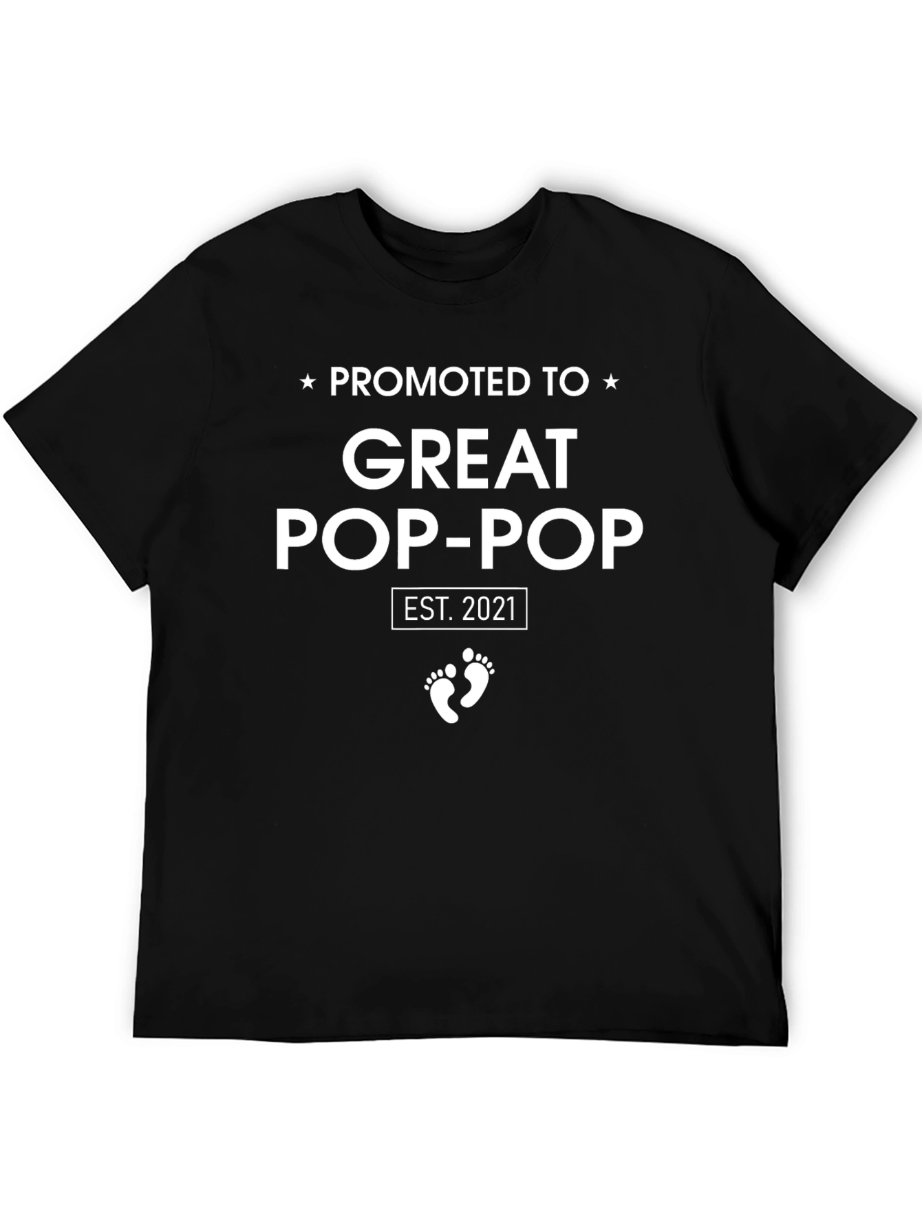 Promoted to Great Pop-Pop Est. 2021 T-Shirt