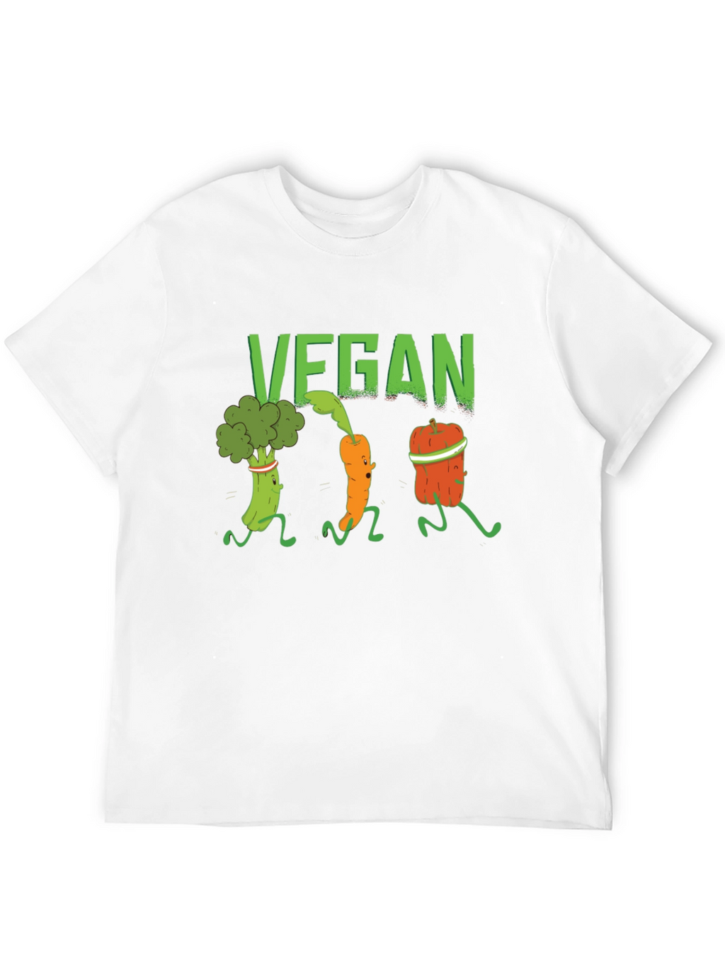 Vegan Vegetable Run Graphic T-Shirt