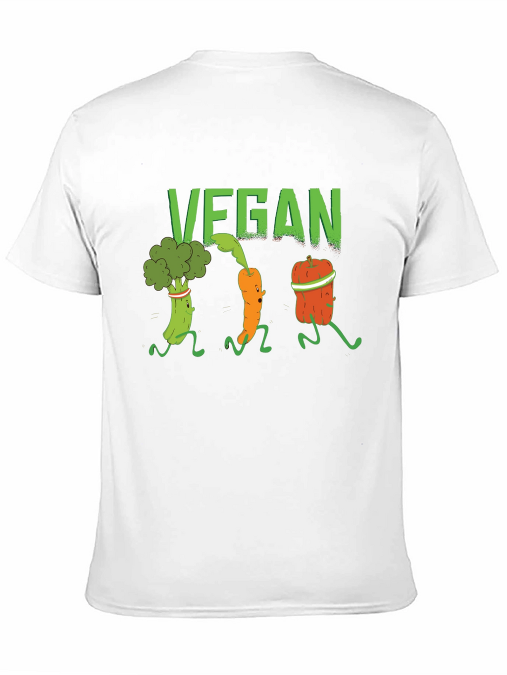 Vegan Vegetable Run Graphic T-Shirt
