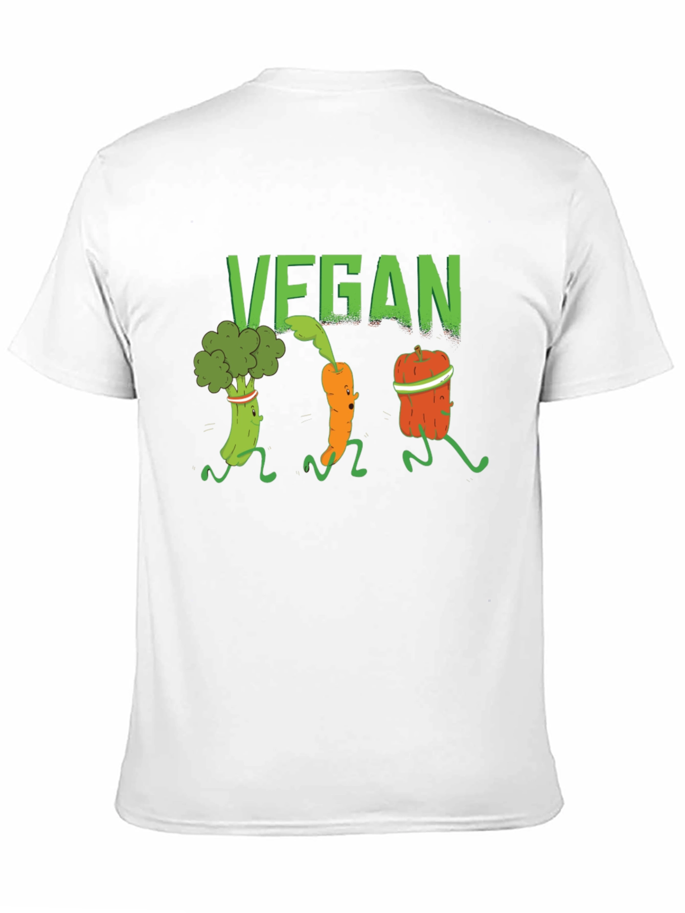 Vegan Vegetable Run Graphic T-Shirt