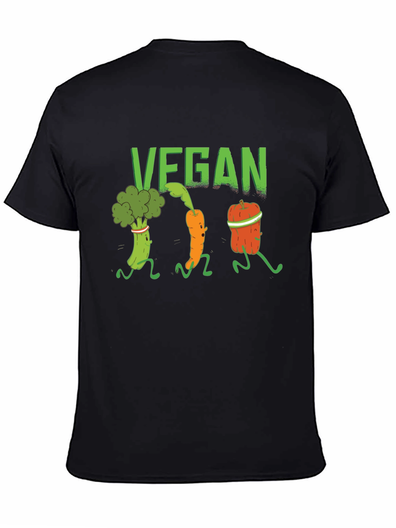 Vegan Vegetable Run Graphic T-Shirt