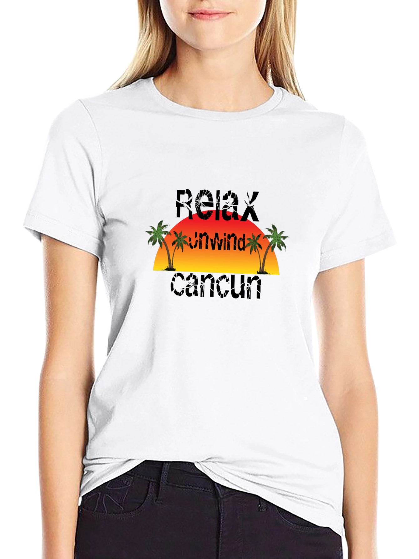 Relax Unwind Cancun Graphic T-Shirt