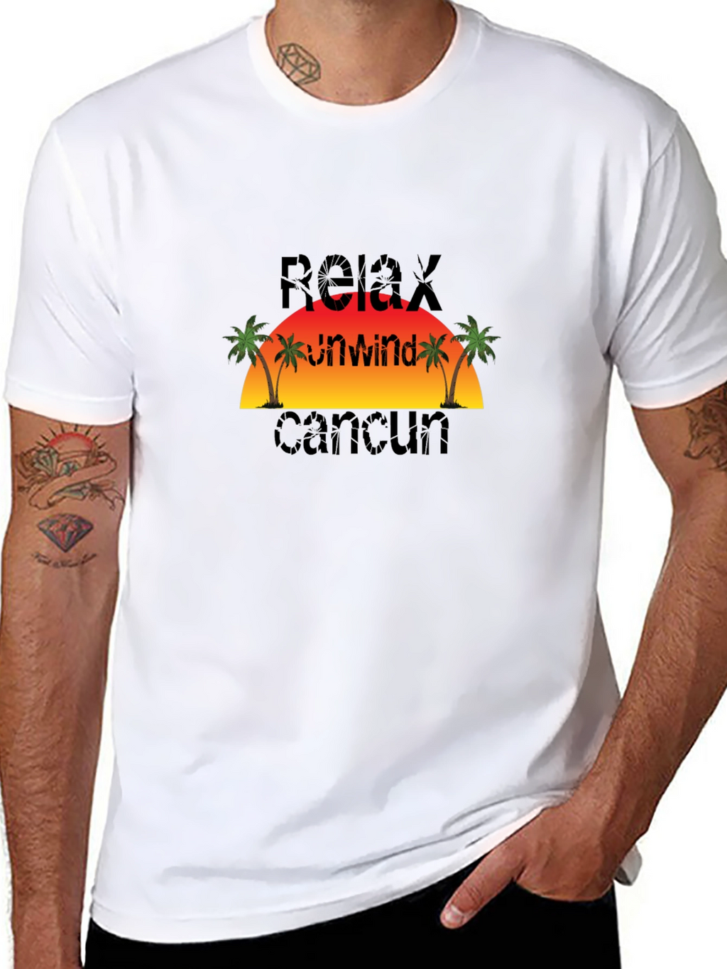 Relax Unwind Cancun Graphic T-Shirt