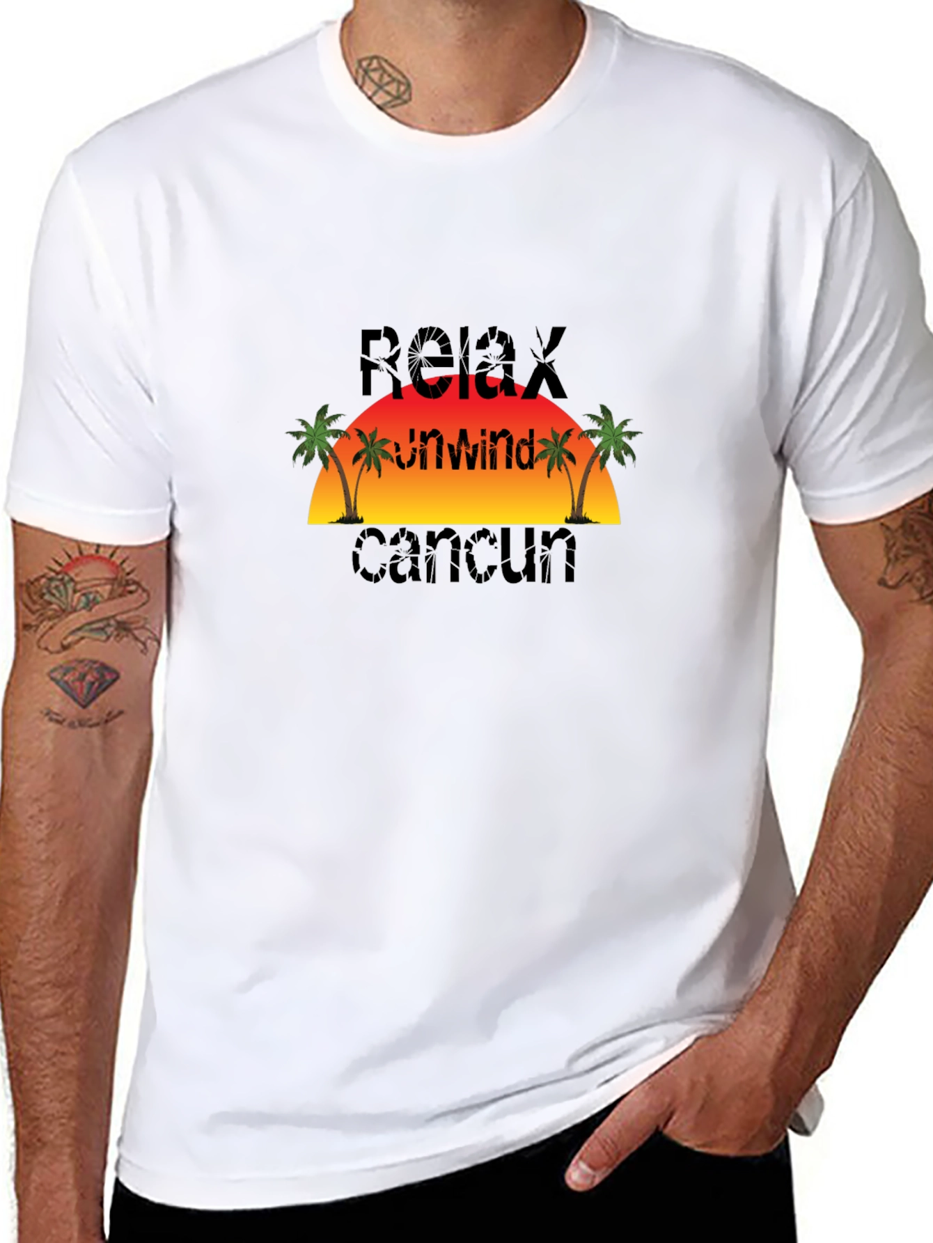 Relax Unwind Cancun Graphic T-Shirt