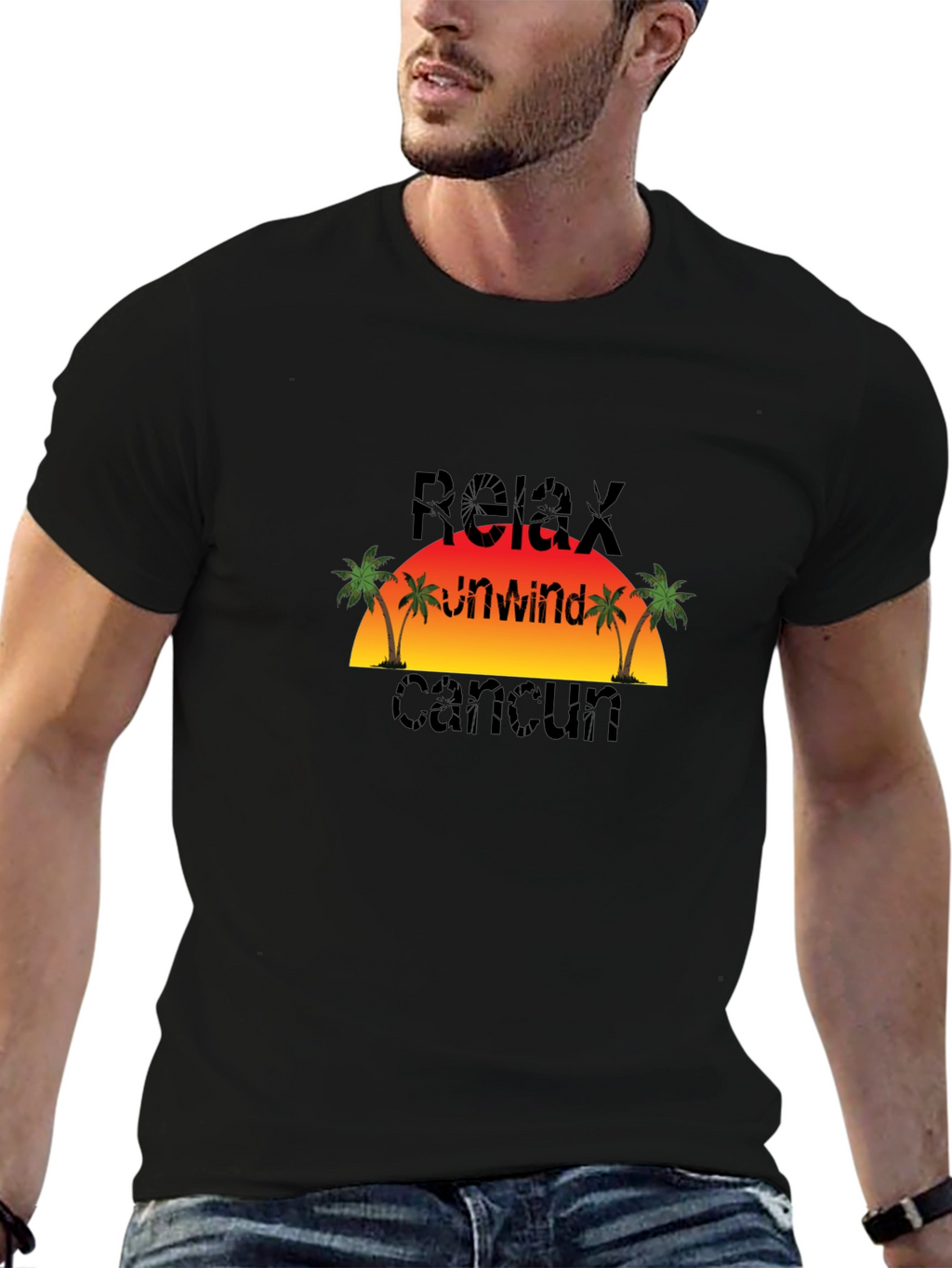 Relax Unwind Cancun Graphic T-Shirt