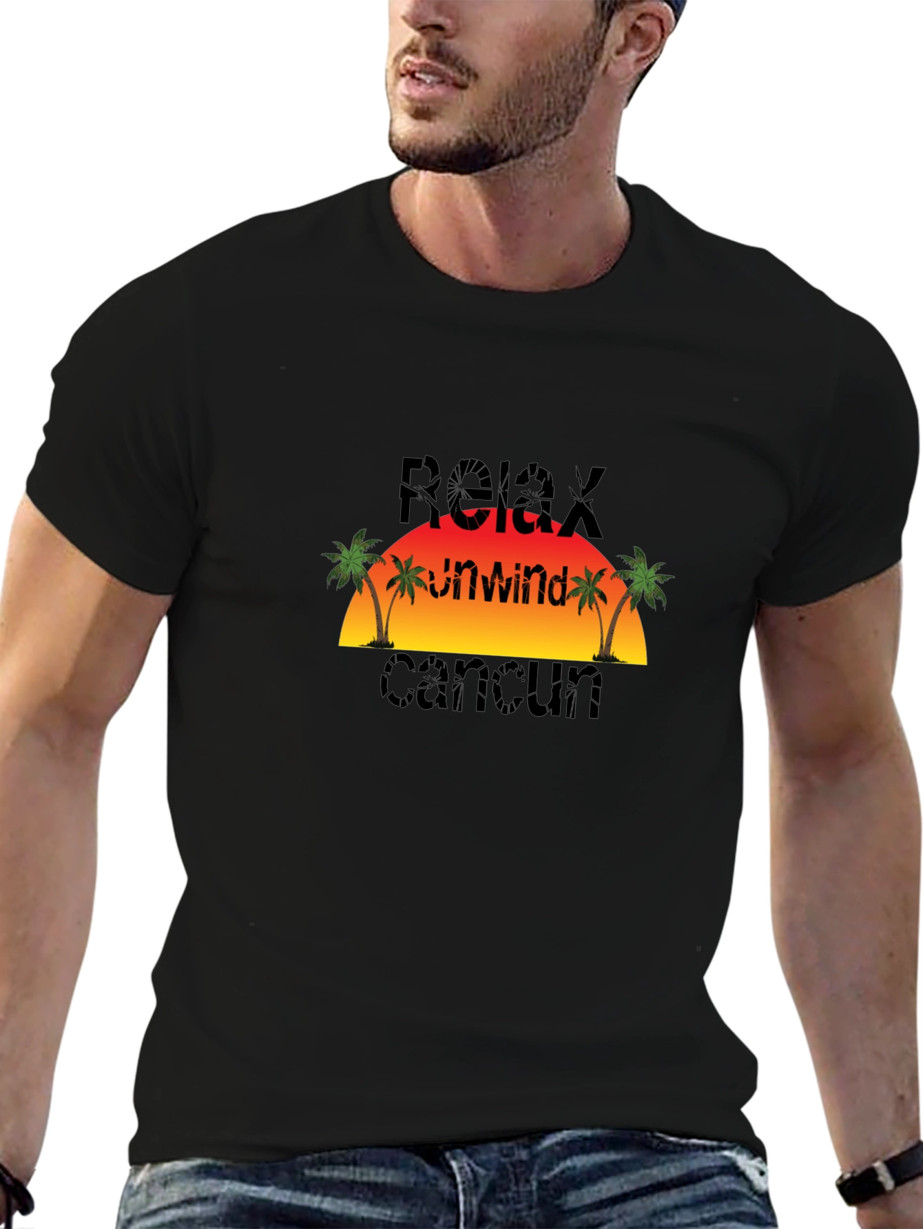 Relax Unwind Cancun Graphic T-Shirt