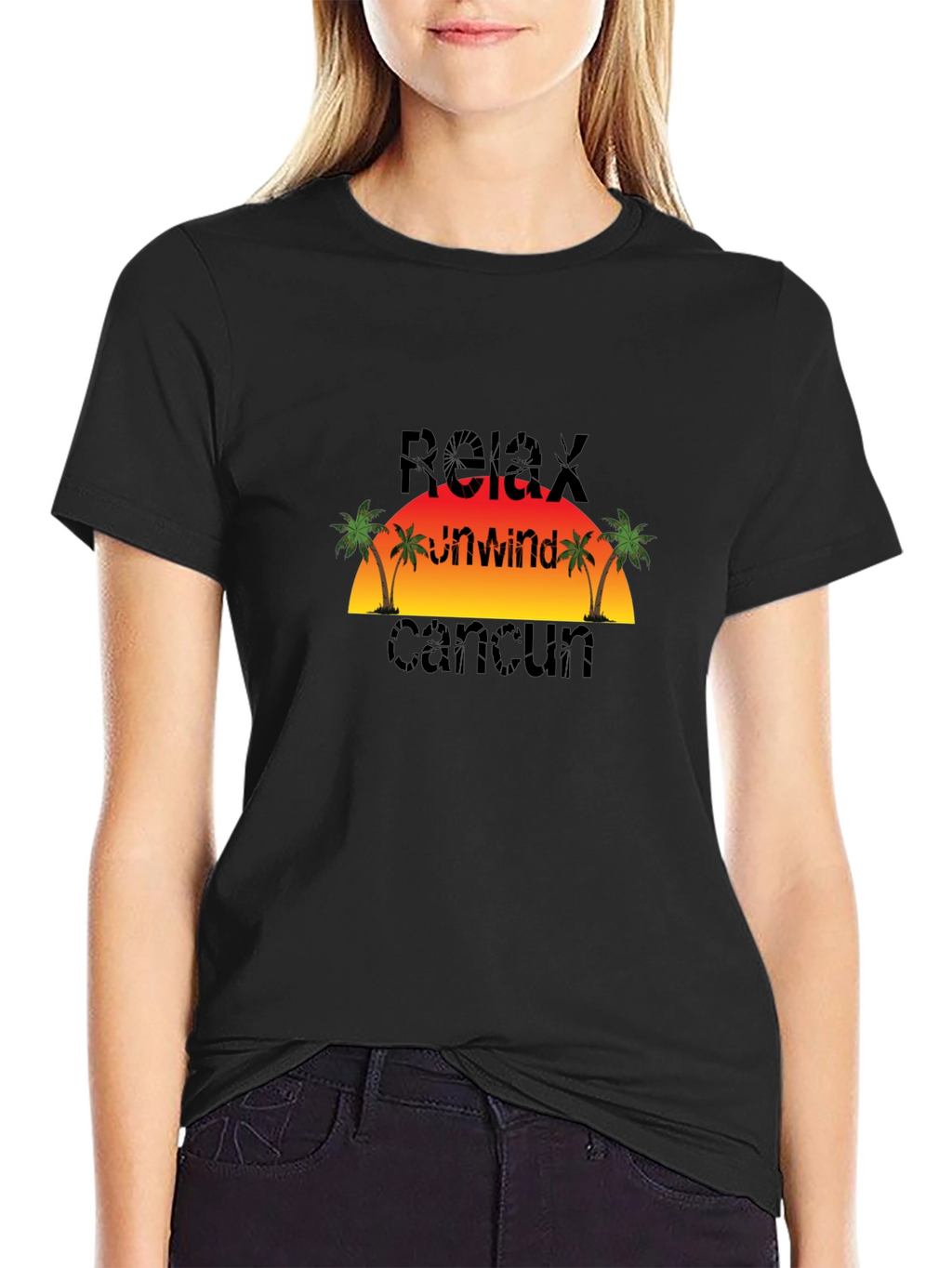 Relax Unwind Cancun Graphic T-Shirt