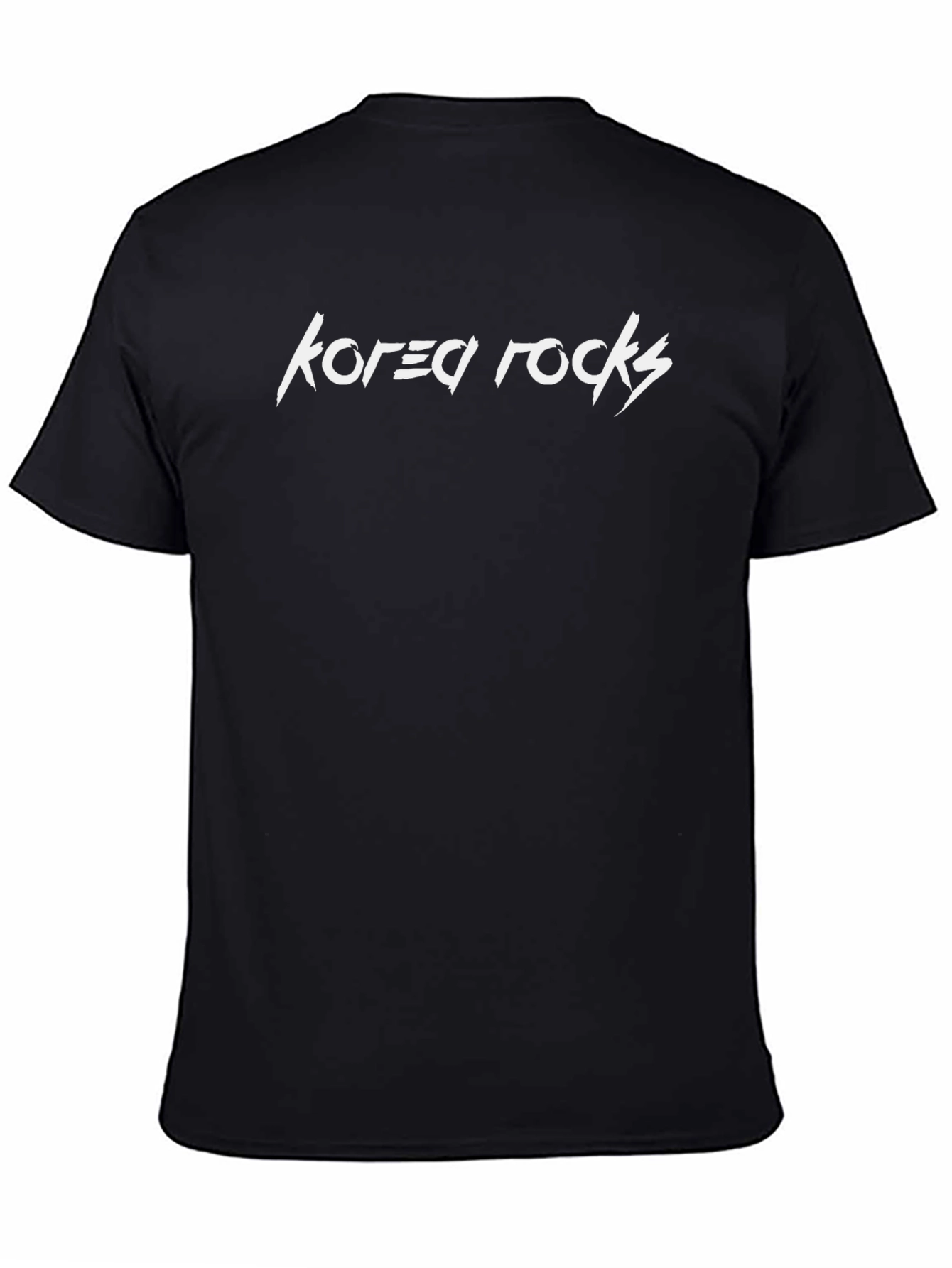 Korea Rocks Black T-Shirt