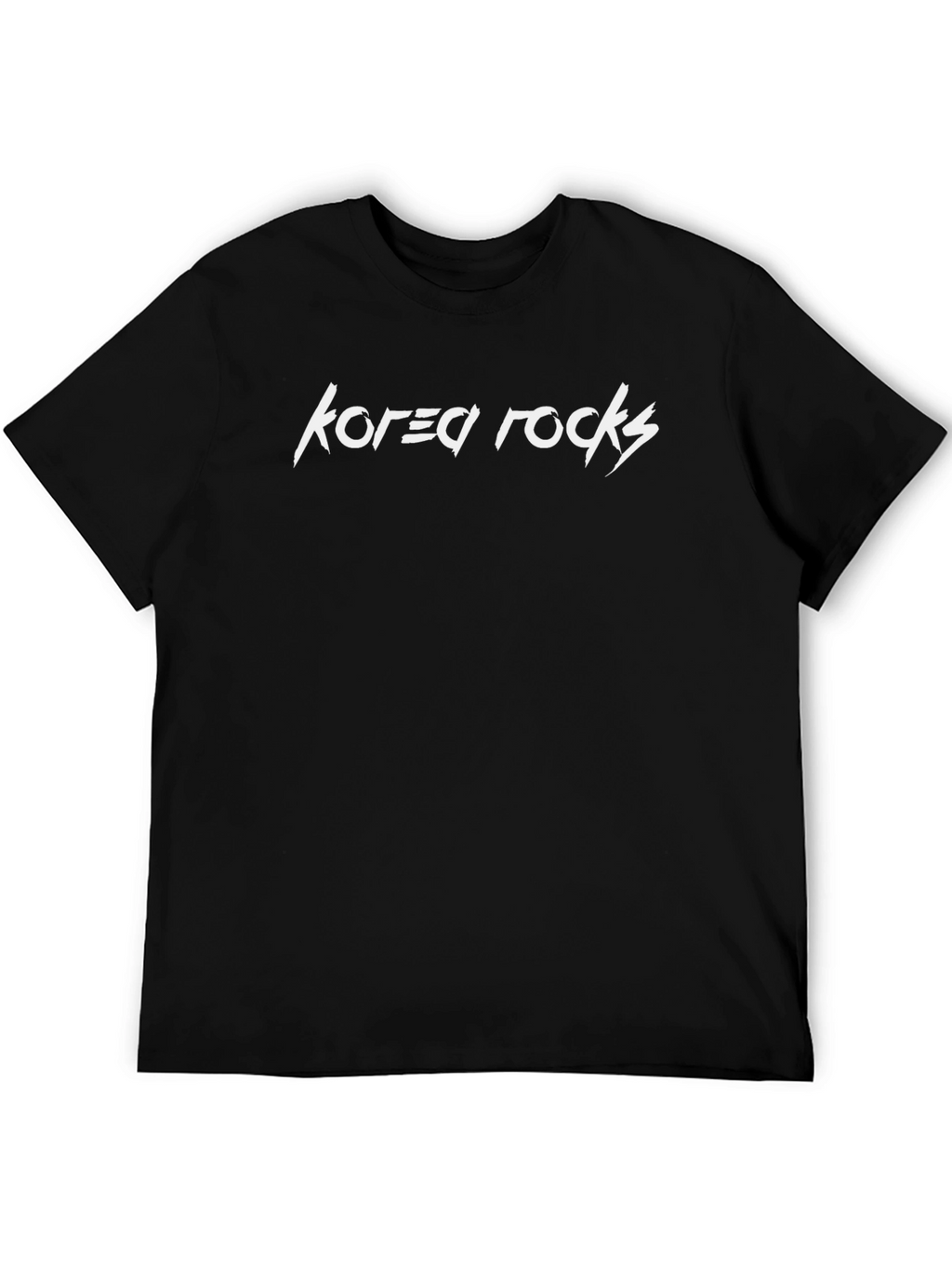 Korea Rocks Black T-Shirt