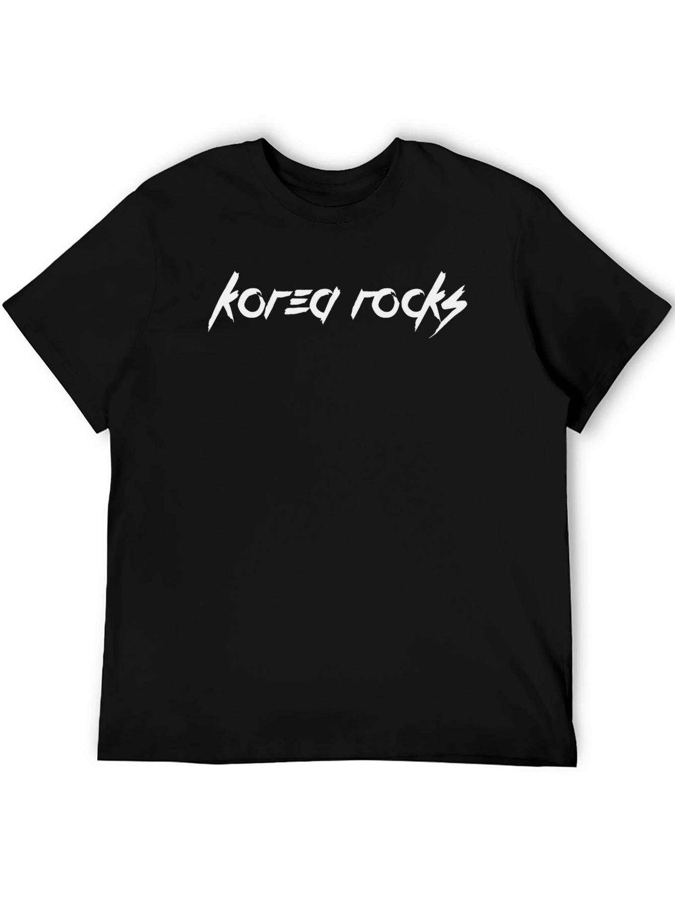 Korea Rocks Black T-Shirt