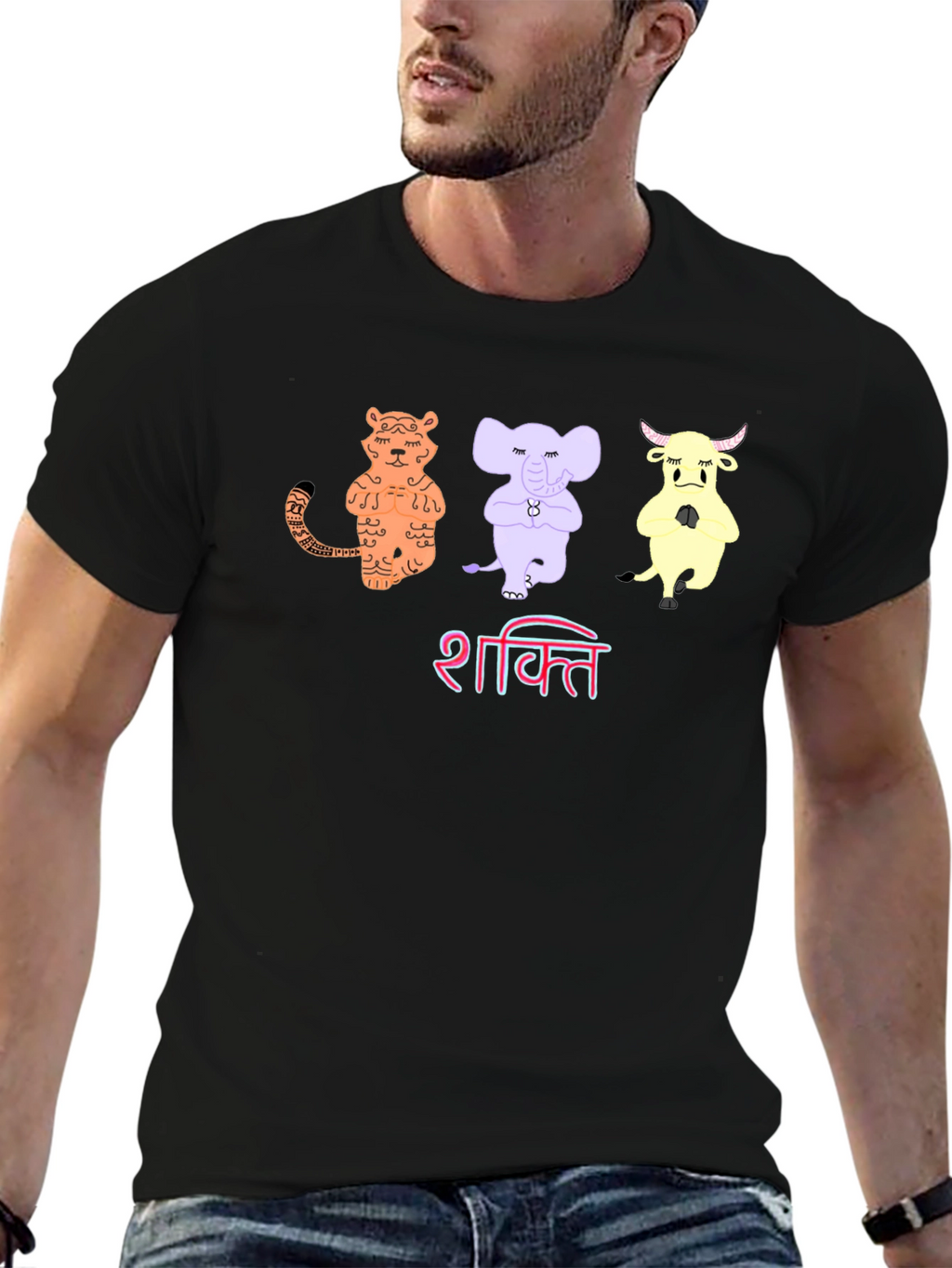 Yoga Animal T-Shirt - Strength