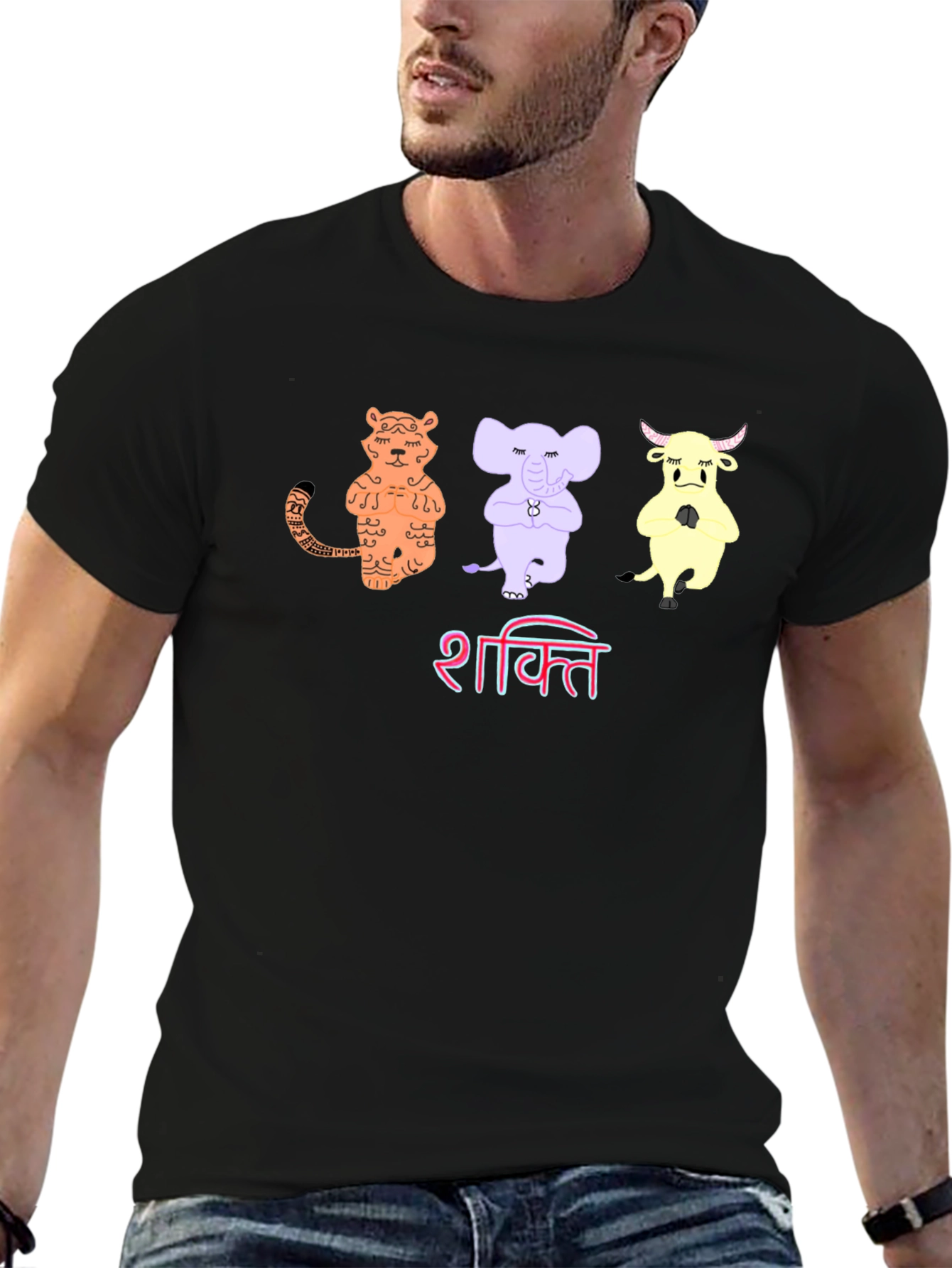 Yoga Animal T-Shirt - Strength