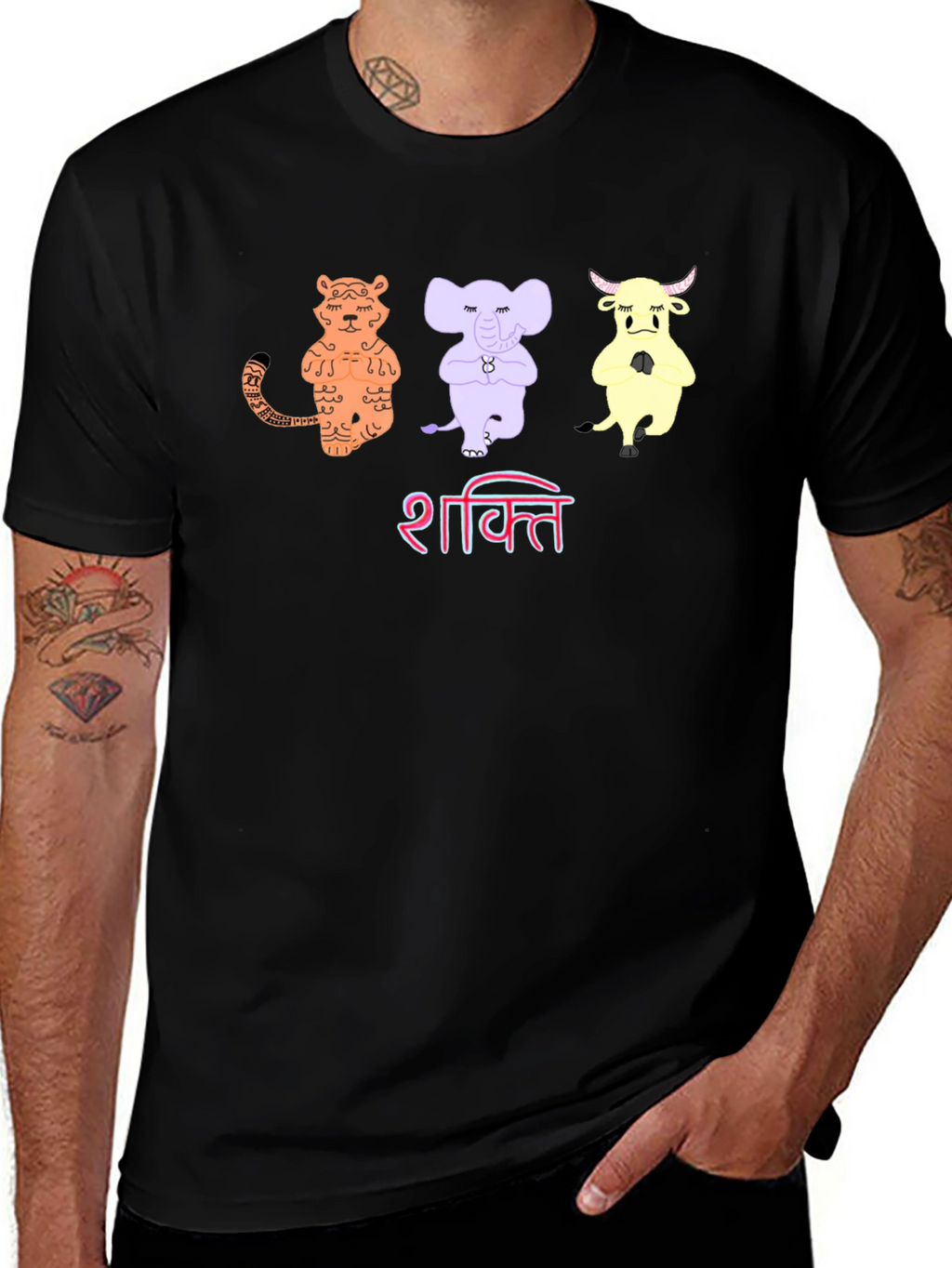 Yoga Animal T-Shirt - Strength