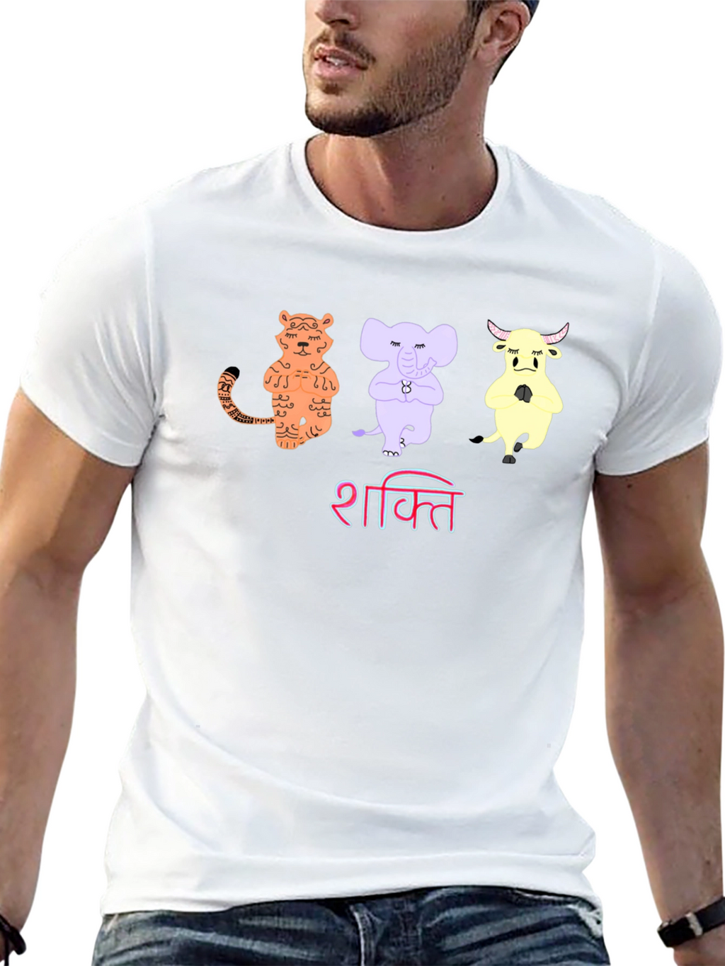 Yoga Animal T-Shirt - Strength