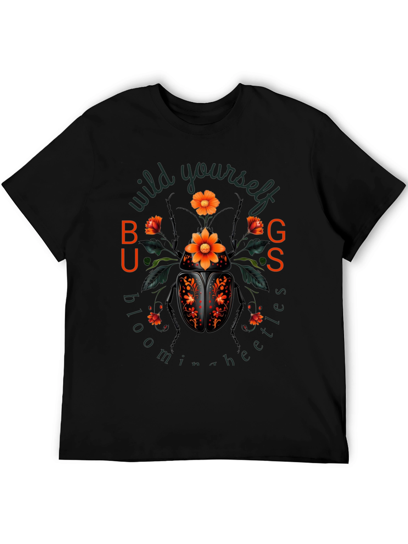 Blooming Beetle Graphic T-Shirt