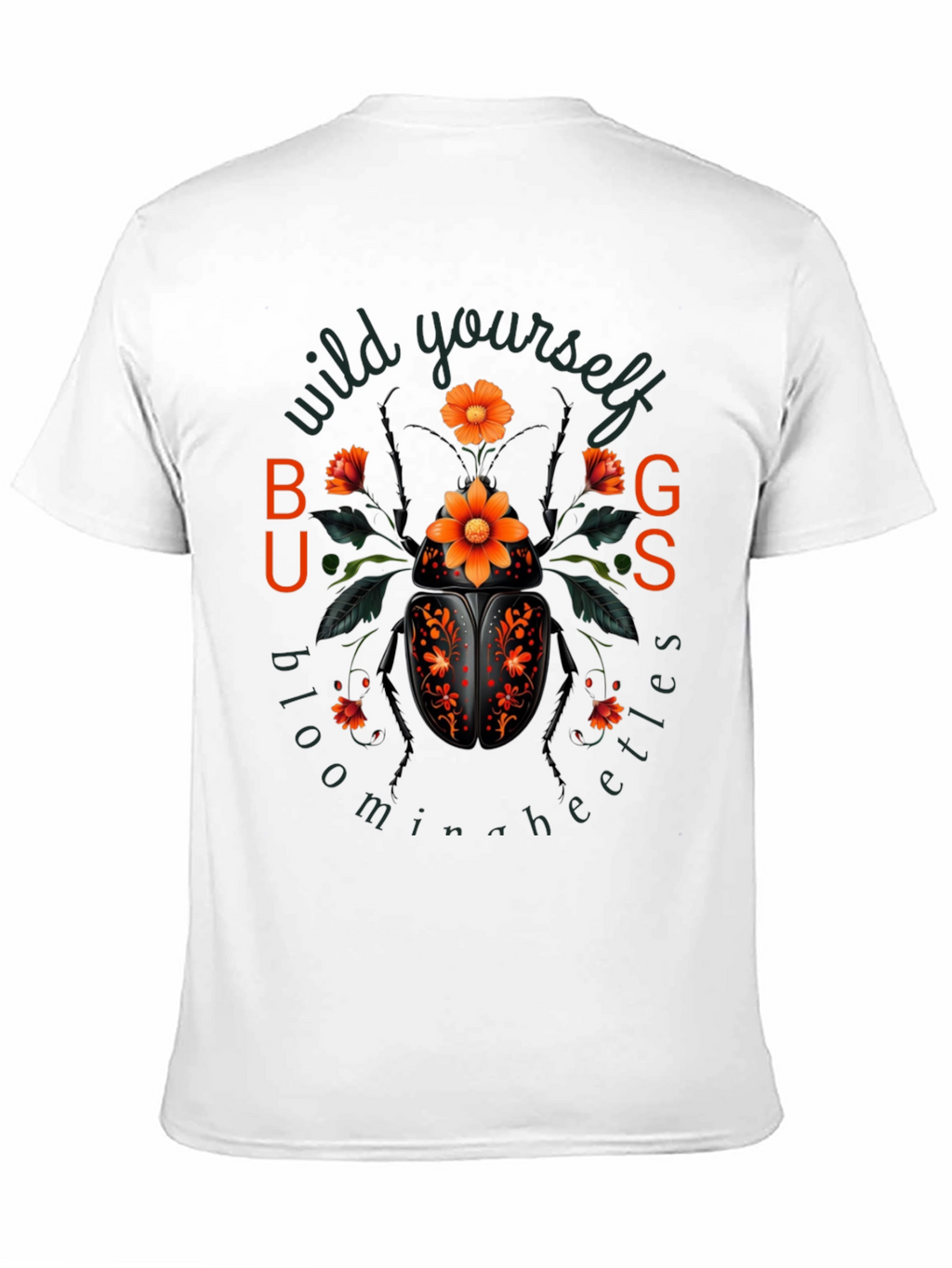 Blooming Beetle Graphic T-Shirt