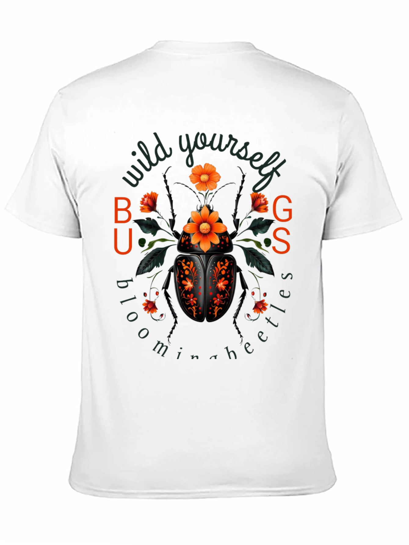 Blooming Beetle Graphic T-Shirt