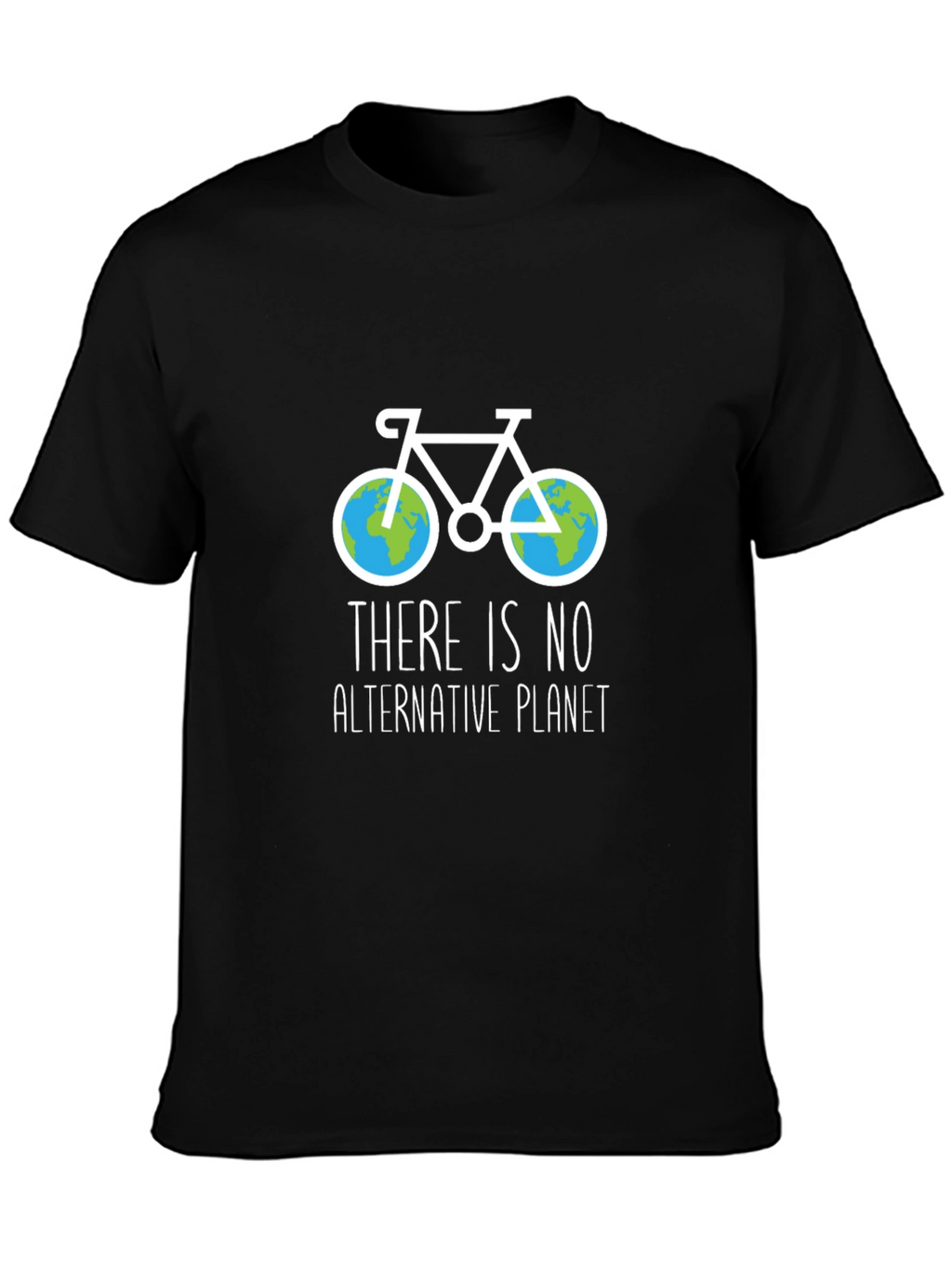 Eco-Friendly Planet Bicycle T-Shirt