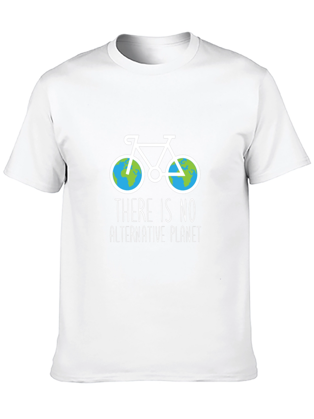 Eco-Friendly Planet Bicycle T-Shirt