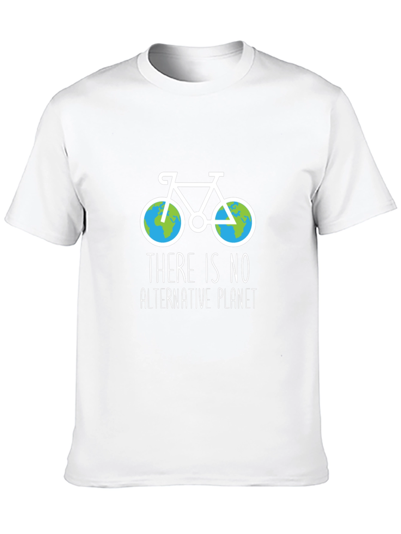 Eco-Friendly Planet Bicycle T-Shirt