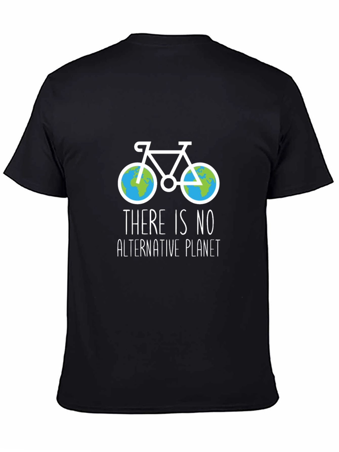 Eco-Friendly Planet Bicycle T-Shirt