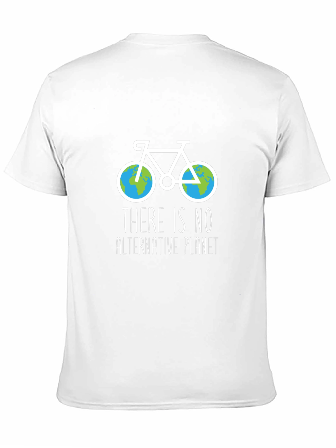 Eco-Friendly Planet Bicycle T-Shirt