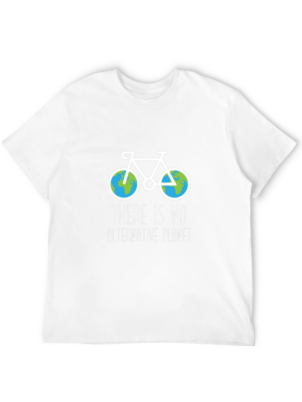 Eco-Friendly Planet Bicycle T-Shirt