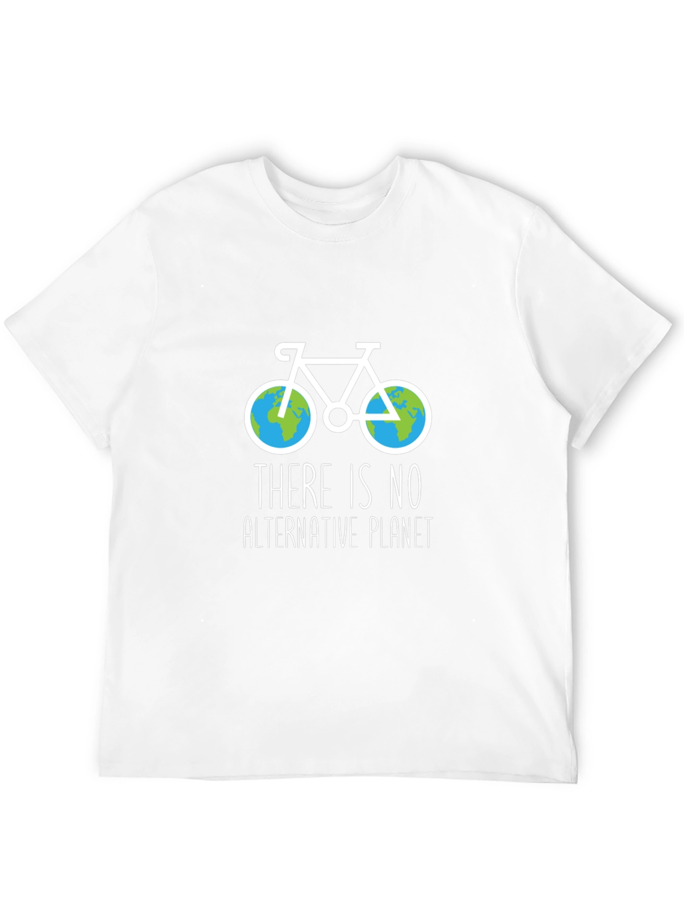 Eco-Friendly Planet Bicycle T-Shirt