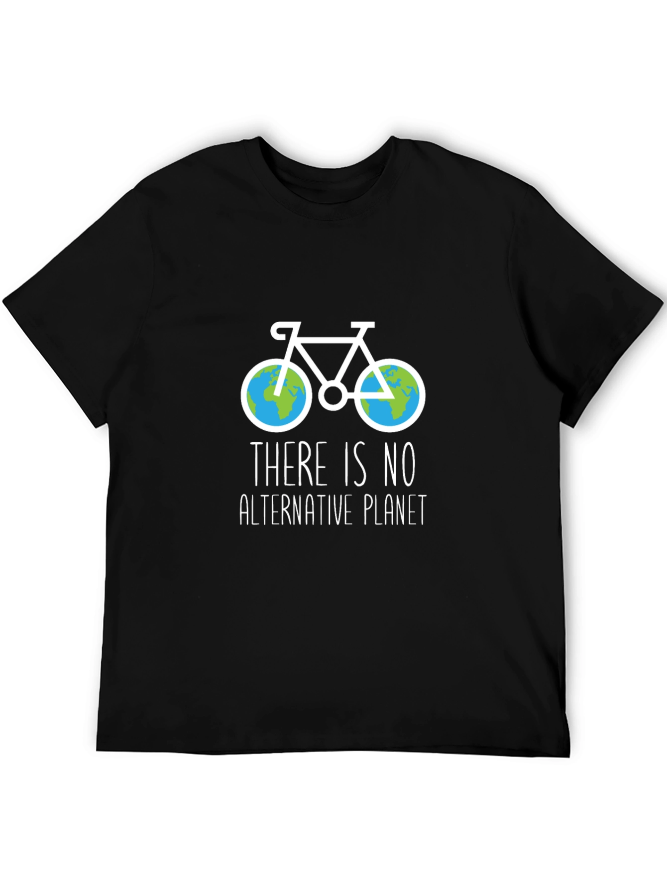 Eco-Friendly Planet Bicycle T-Shirt