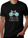 Eco-Friendly Planet Bicycle T-Shirt
