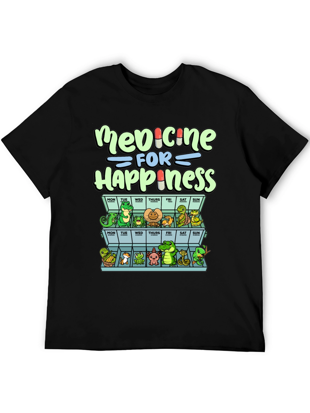 Medicine for Happiness Reptile T-Shirt