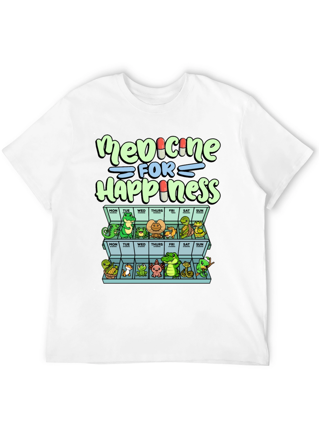 Medicine for Happiness Reptile T-Shirt