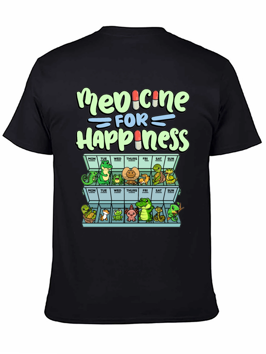 Medicine for Happiness Reptile T-Shirt
