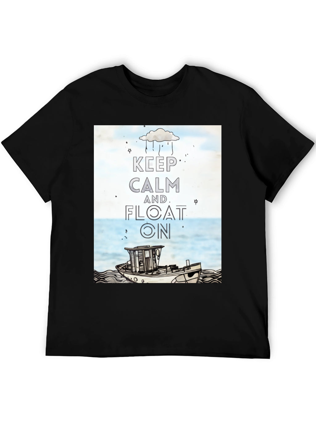 Keep Calm and Float On Graphic Tee