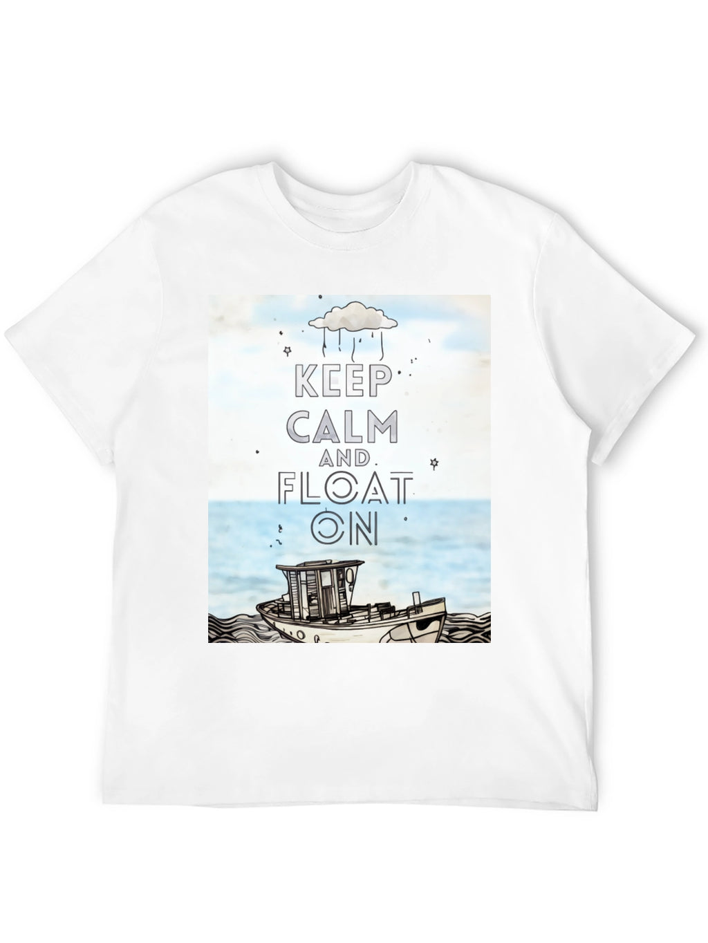 Keep Calm and Float On Graphic Tee