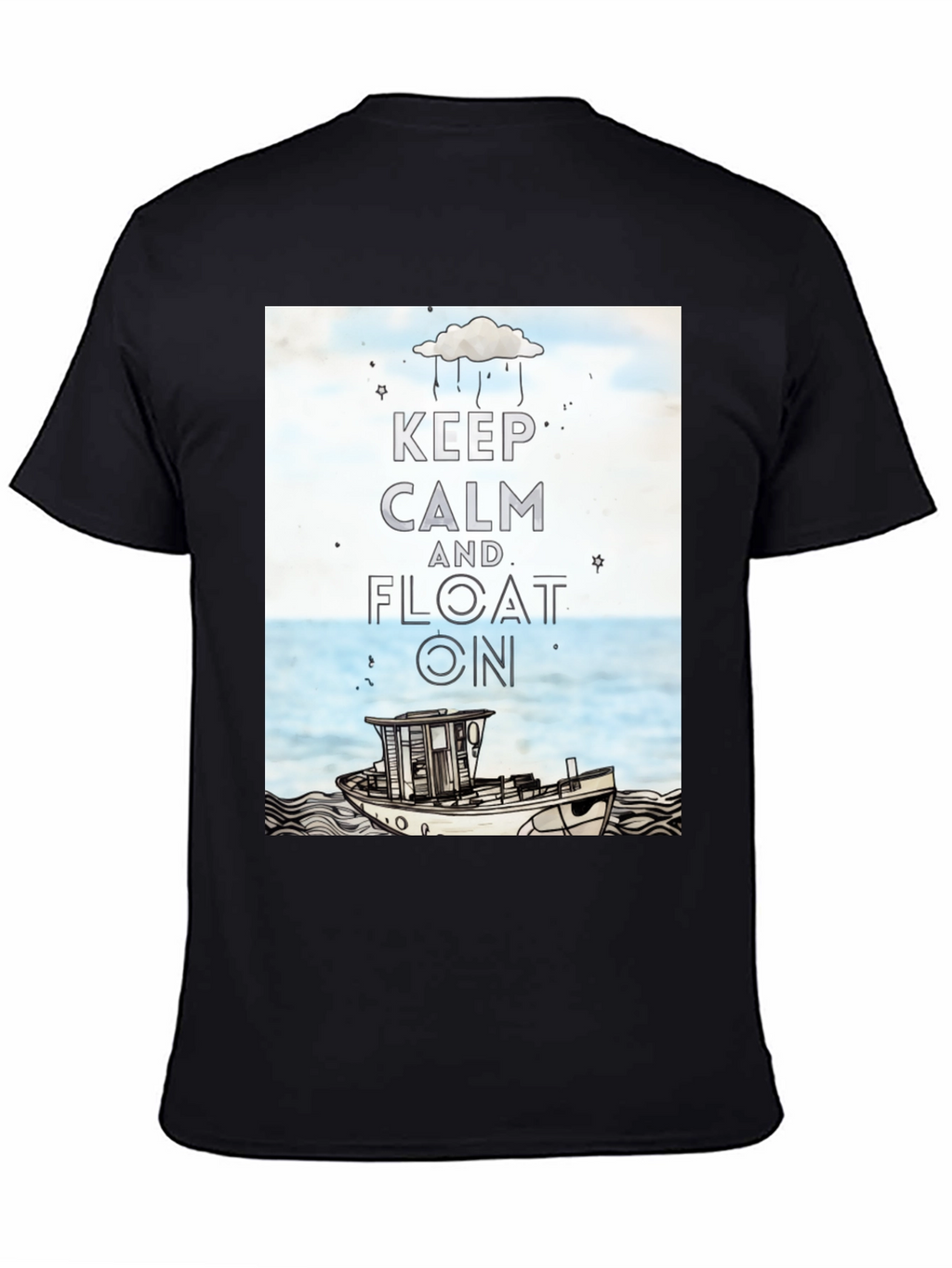 Keep Calm and Float On Graphic Tee