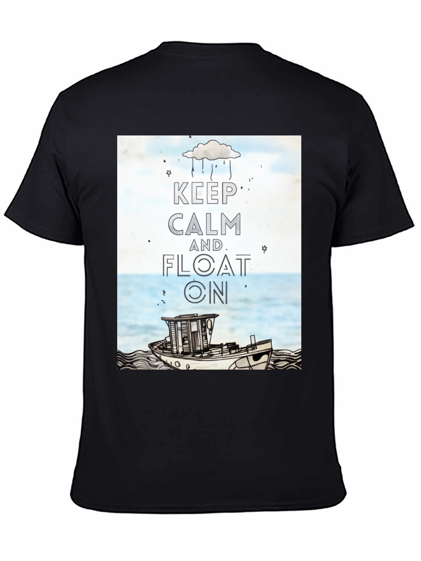 Keep Calm and Float On Graphic Tee