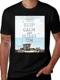 Keep Calm and Float On Graphic Tee