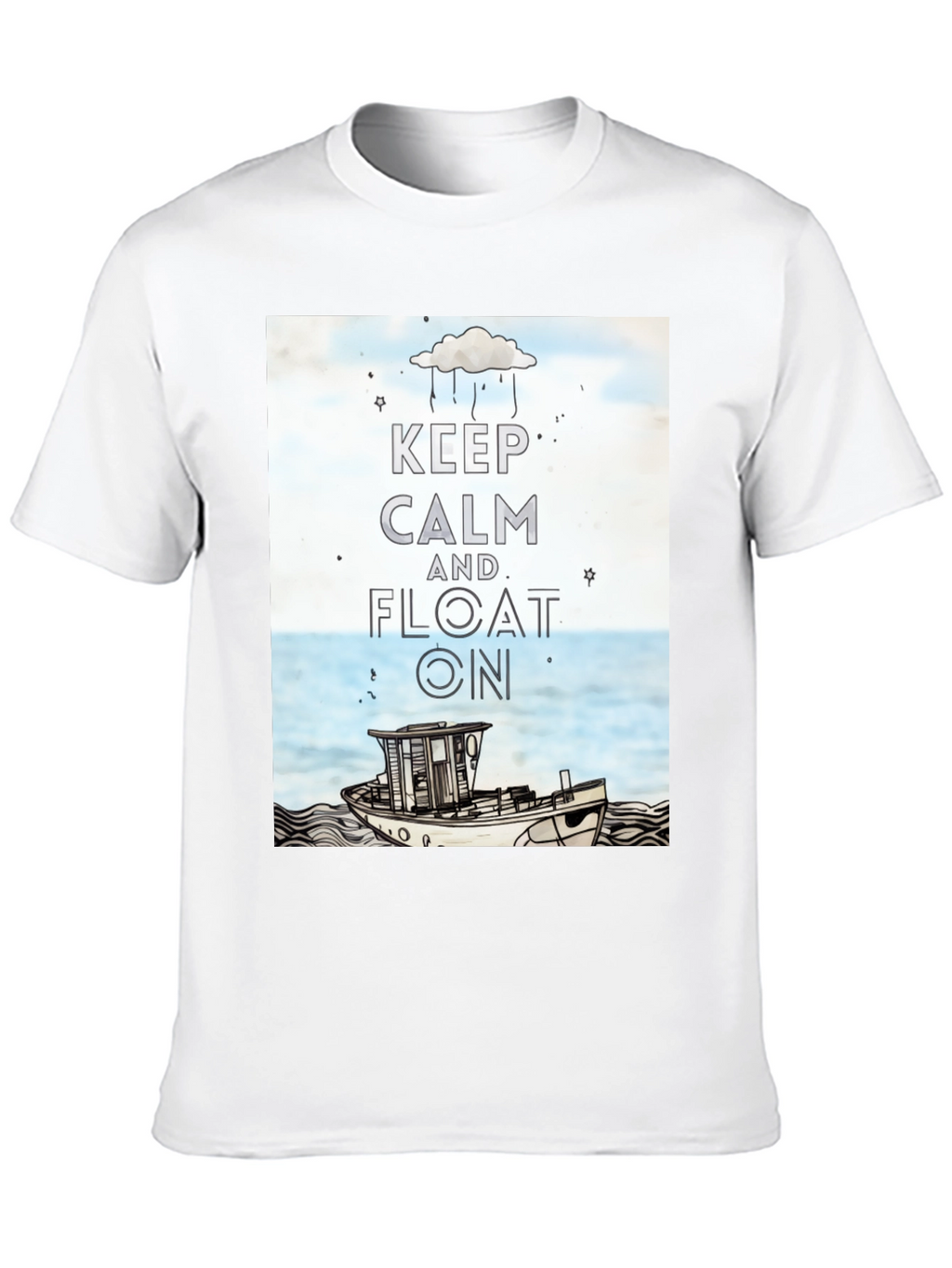 Keep Calm and Float On Graphic Tee