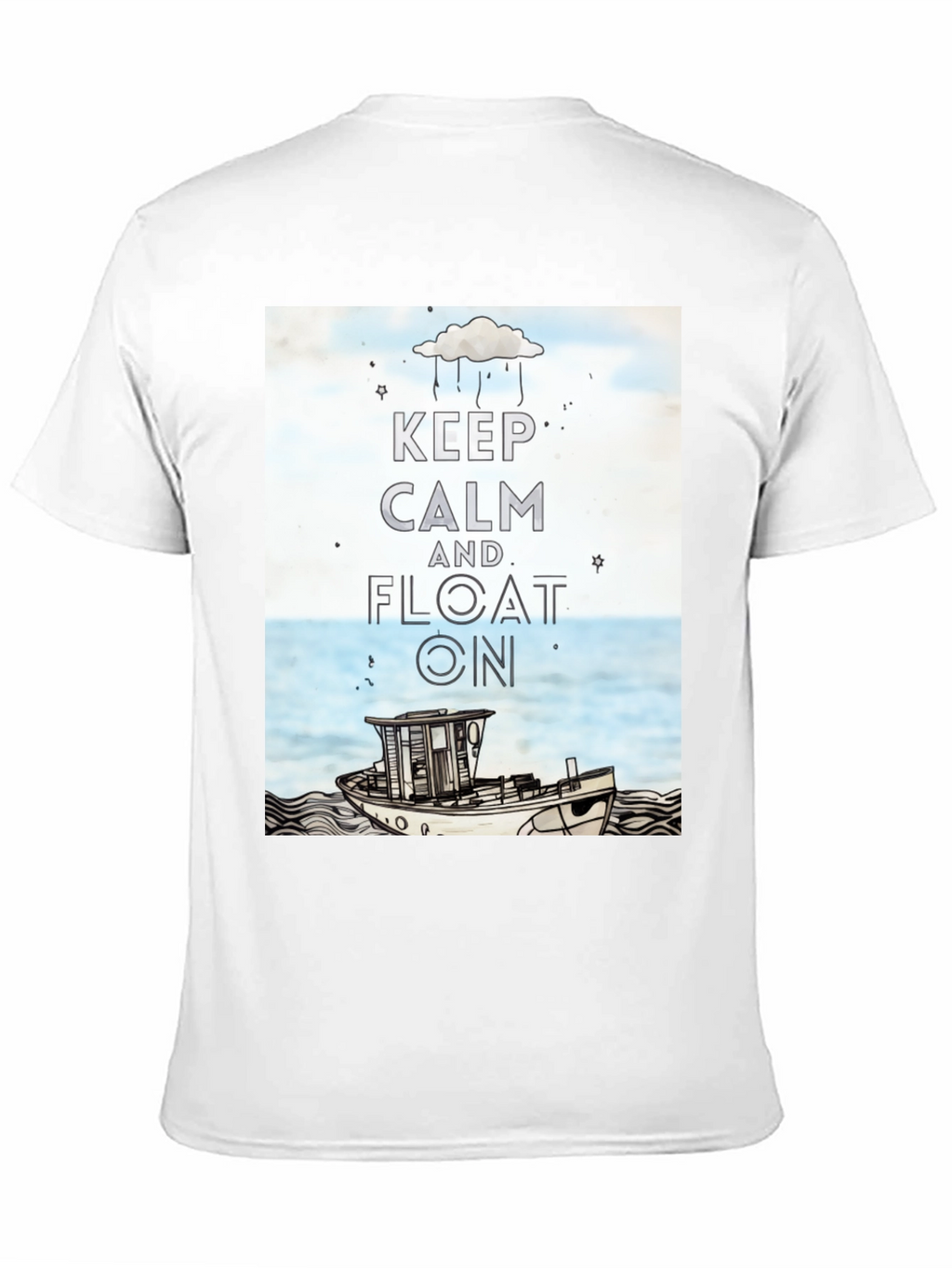 Keep Calm and Float On Graphic Tee